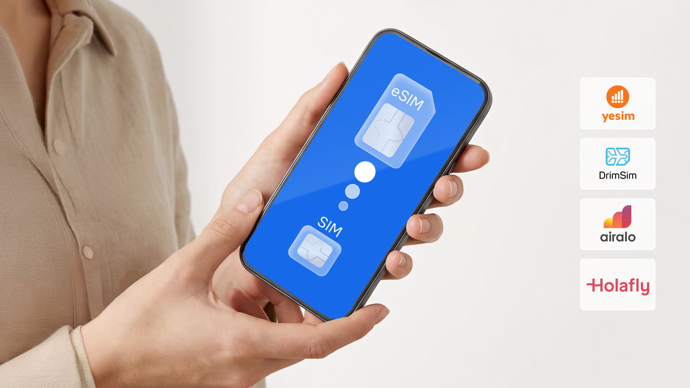 eSIM подходит для путешествия в любом направлении.