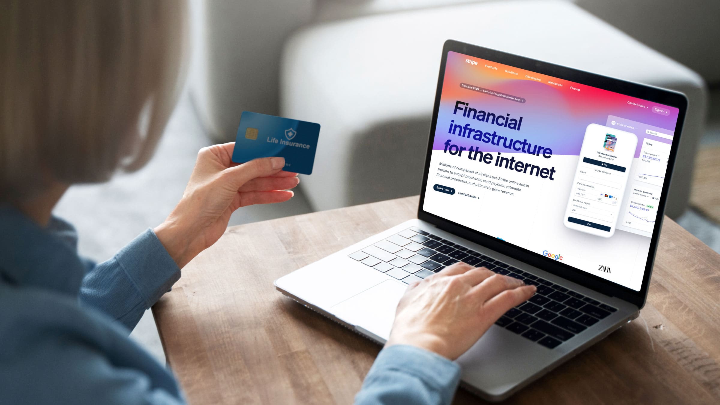 Оплачивать покупки при помощи Stripe можно быстро и удобно