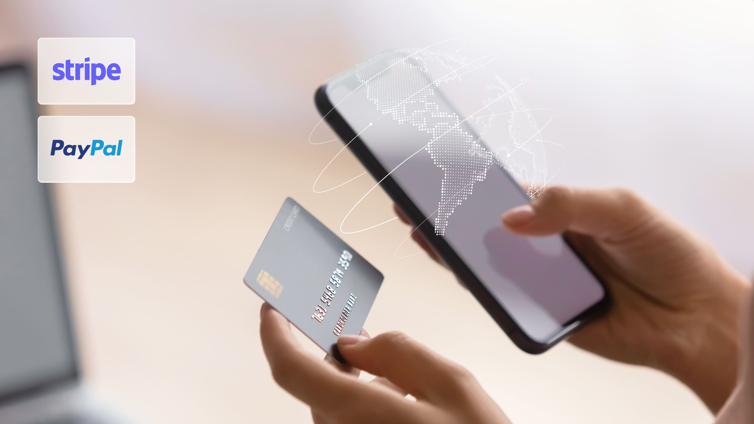 Универсальный способ принимать платежи из-за рубежа — подключить Stripe или PayPal